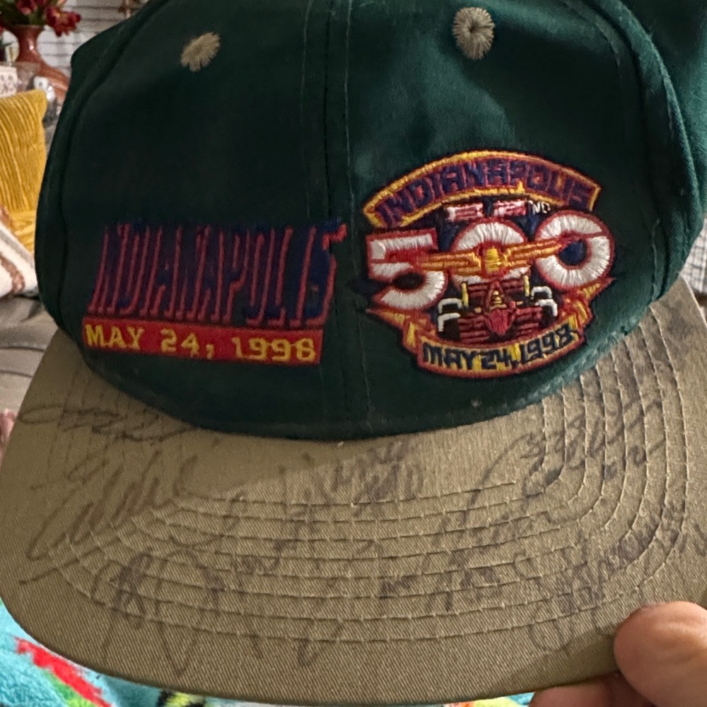 Collector Indianapolis 500 Embroidered Cap May 24, 1998 with Eddie Cheever